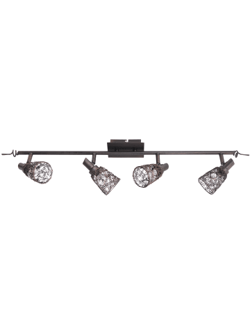 näve LED Deckenleuchte "ANTIQUA" in rost - (L)79 cm x (B)7 cm x (H)28 cm