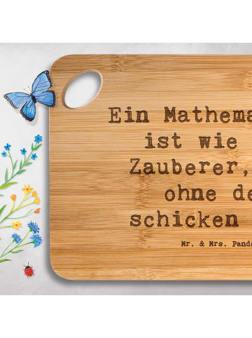 Mr. & Mrs. Panda holzschneidebrett Spruch Mathematiker Magie mit... in Braun