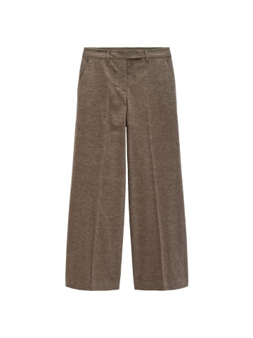 Marc O'Polo Glencheck-Hose wide in Dark Brown