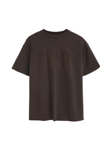 Polo Club T-Shirt in Dunkle Schokolade