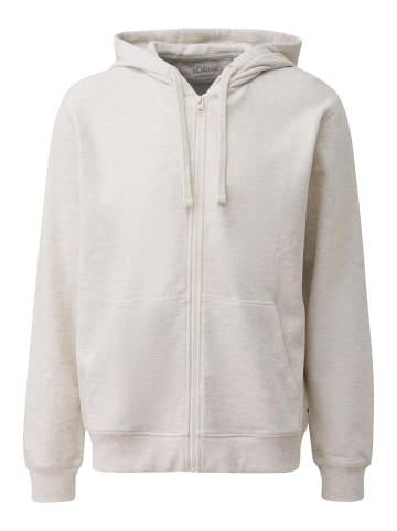 S. Oliver Sweatjacke / Hoodie Basic in Creme