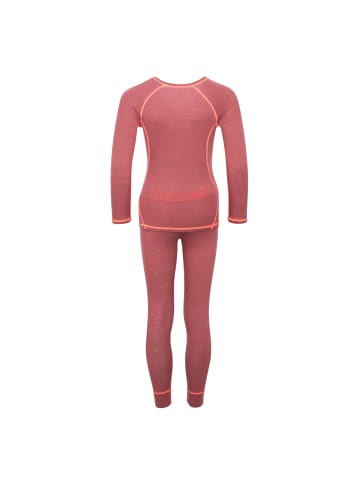 Trollkids Funktionswäsche-Set Merino in frozen berry