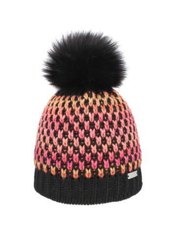 Eisglut Strickmütze in schwarz