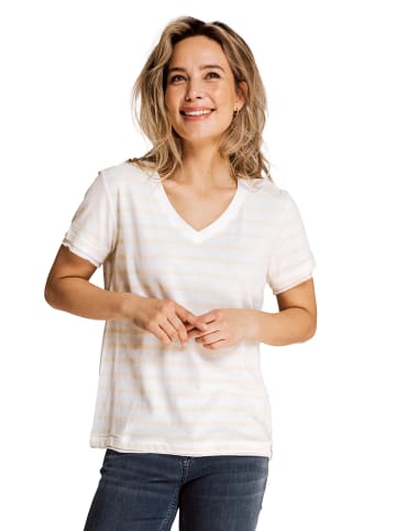 ZHRILL Zhrill Damen T-Shirt ZHSVANA STRIPES in weiß