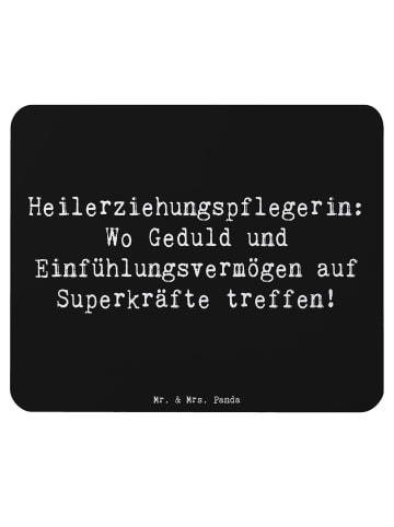 Mr. & Mrs. Panda Mouse Pad Spruch Heilerziehungspflegerin Superk... in Schwarz