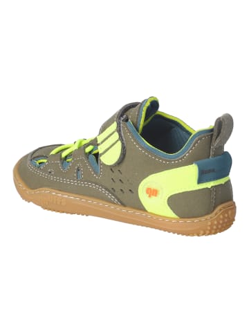 qnuffs Kindergarten Klett Halbschuh/Sneaker in grün