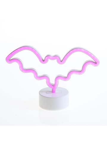 SATISFIRE LED Neonlicht Dekofigur Feldermaus H: 17cm in pink