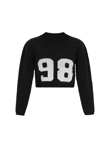 myMo Women Sweater in black white