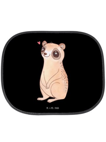 Mr. & Mrs. Panda Sonnenschutz Auto Plumplori Glücklich ohne Spruch in Schwarz