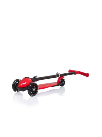 Chipolino Kinderroller Robby 3 LED-Räder in rot