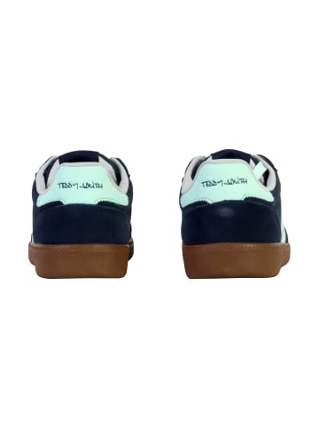 Teddy Smith Leder-Sneaker Blau