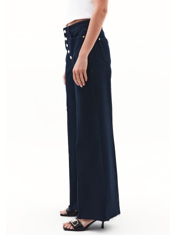 OXXO Röhrenhose DARK BLUE DENIM
