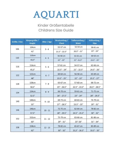Aquarti Jungen Schwimmhose Kontrastfarbige Einsätze in schwarz Modell 1