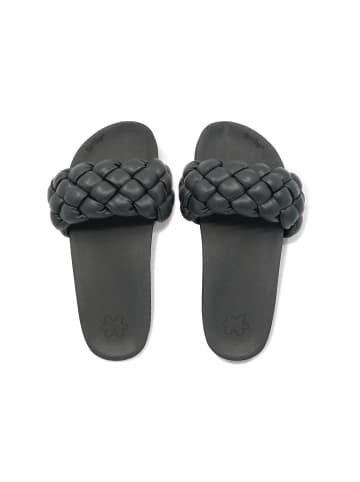 Flip Flop Sandale "pool*weave" in black