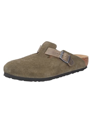 Birkenstock Tieffußbett Pantolette in grün