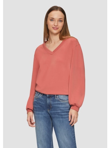 s.Oliver Sweatshirt langarm in Orange