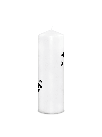 Mr. & Mrs. Panda Weihnachtskerze Igel Luftballon mit Spruch in Weiß