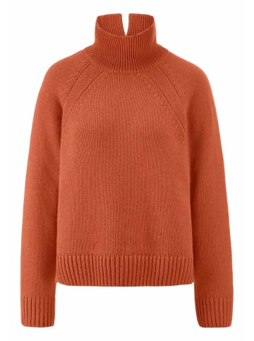 Hessnatur Strick Pullover in rotorange