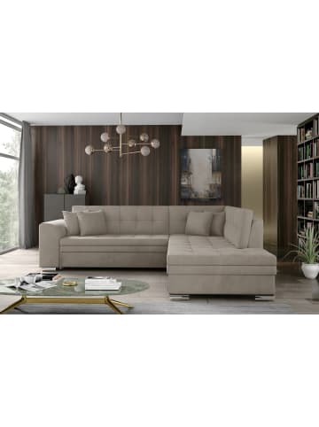MF Design Piri Recamiere Rechts in Beige -  (L) 260 x (B) 260 x (H) 78 cm