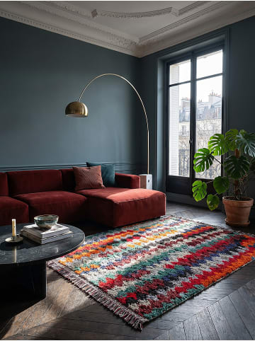 KADIMA DESIGN Hochflor-Teppich Flauschig TAFRAUT Berber Wohnzimmer Wohnlich in Multi