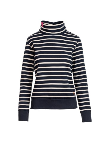 Salzhaut Sweatshirt IRMGARD in Navy-Beige