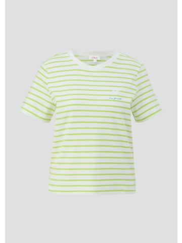 s.Oliver T-Shirt in 74G2_limettengrün
