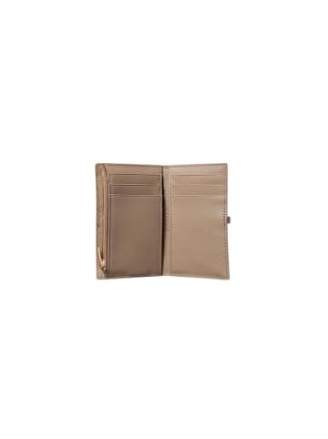 Calvin Klein Beige Leder Geldbörse