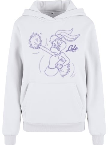 Merchcode Hoodie "Lola Bunny Fluffy Hoody" in Weiß