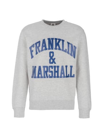Franklin & Marshall Rundhals Sweatshirt in grau