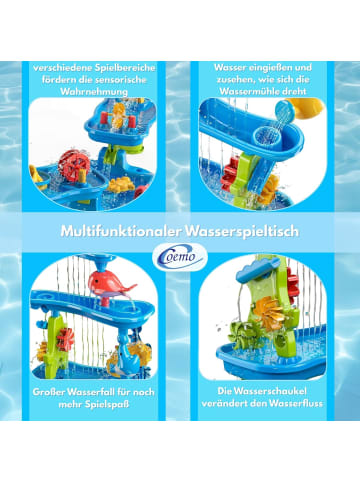 Coemo Wasserspieltisch TOJA Wasserfall in Blau