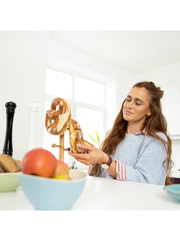 relaxdays Brezelständer in Natur