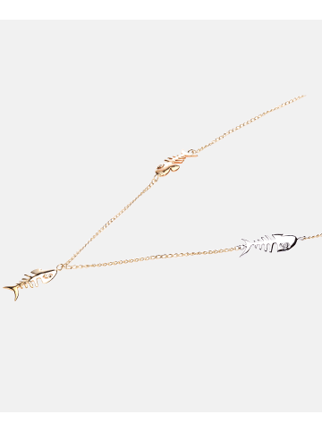 Diamant L'éternel Halskette aus 375 Gelbgold mit Diamant