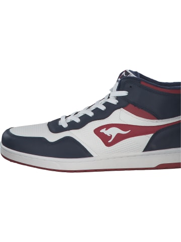 Kangaroos Stiefel in white/dk navy