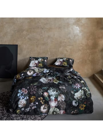 Essenza Satin Wendebettwäsche in schwarz