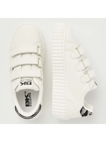 British Knights Sneaker Bliss velcro in weiss/silberfarben/zebra