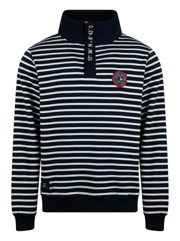 SCHIETWETTER Sweater "Schleichmichel Sören" in navy-white