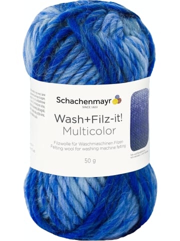 Schachenmayr since 1822 Filzgarne Wash+Filz-it! Multicolor, 50g in Ocean