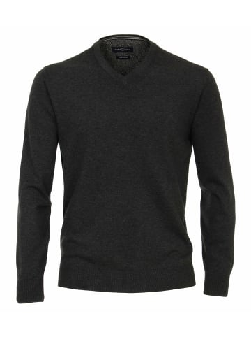 CASAMODA V-Pullover für Herren in anthrazit