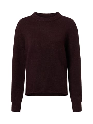 Marie Lund Strickpullover in aubergine - 0003