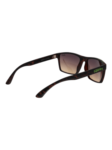 Superdry Unisex Sonnenbrillen Rechtwinklig Braun