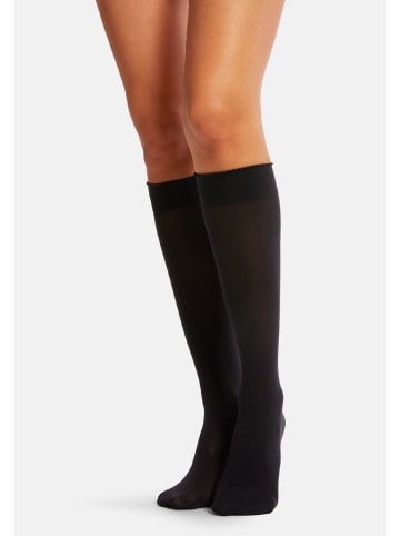 Wolford Knee-Highs Velvet de Luxe 50 DEN in Black