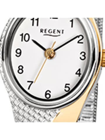 Regent Armbanduhr Regent Metallarmband silber, gold klein (ca. 20x22mm)