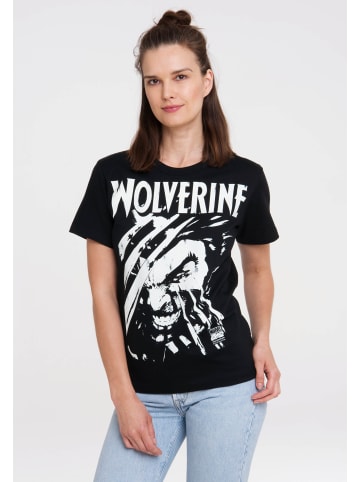 Logoshirt T-Shirts Marvel Comics - Wolverine in schwarz