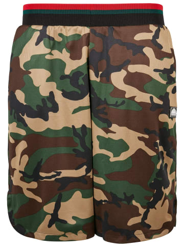 Southpole Mesh-Shorts in camo aop