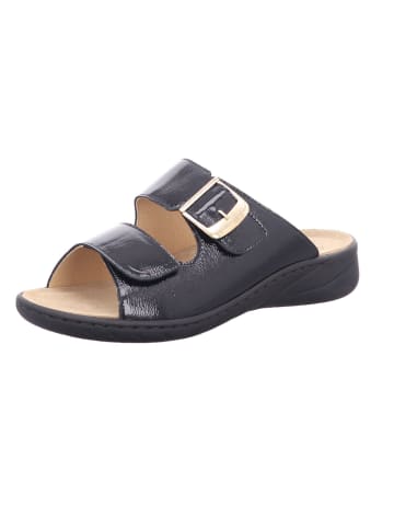 Solidus Pantolette in schwarz