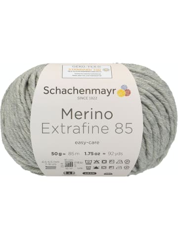 Schachenmayr since 1822 Handstrickgarne Merino Extrafine 85, 50g in Light Grey Heather