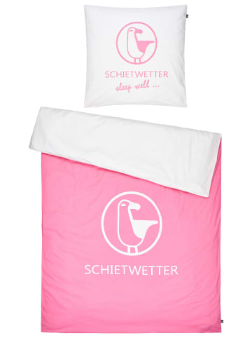 SCHIETWETTER Bettwäsche "Möwe" 135x200, 2teilig in pink