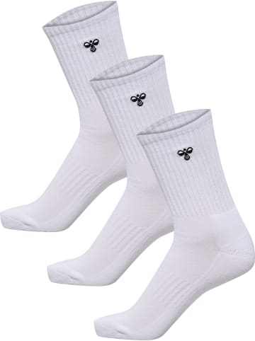 Hummel Low Socken Hml3-Pack Erwachsene in WHITE/WHITE