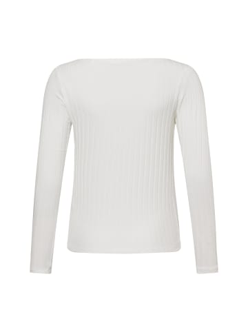 OPUS Langarmshirt Sovke in weiß