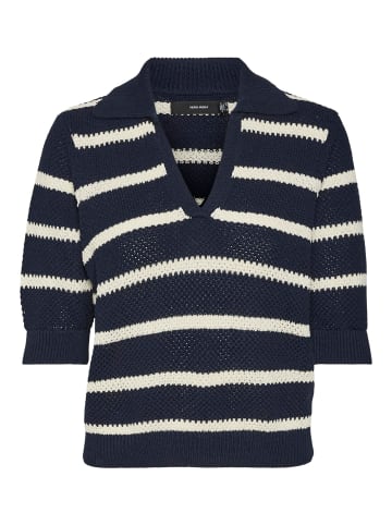 Vero Moda Strickpullover in Navy Blazer